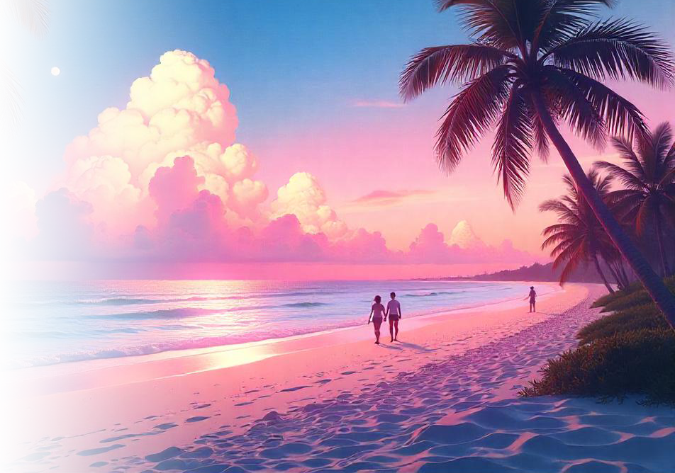 beach sunset beach